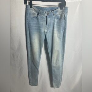 H&M Divided Light Wash Skinny Jeans Women’s Size 10 Stretch Denim